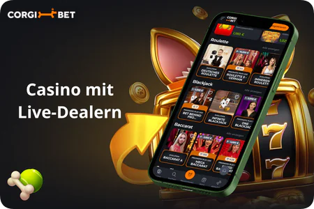 Casino mit Live-Dealern Corgi Bet