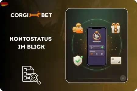 Corgi Bet Kontostatus Guthaben Zahlungsbereich 