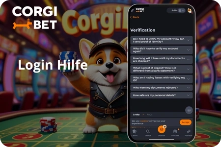 Lösungen für Probleme mit dem Corgibet Login